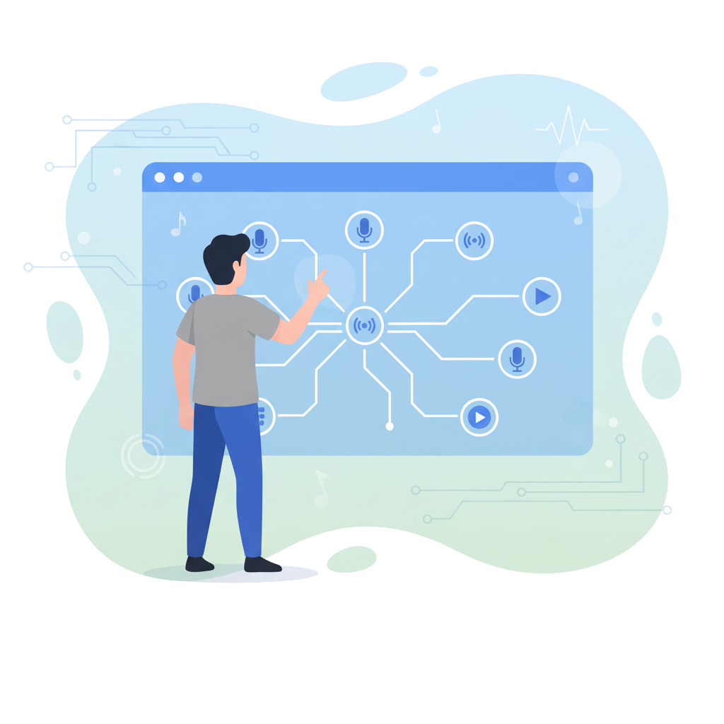 A user managing multiple Icecast hosting mount points on a control panel