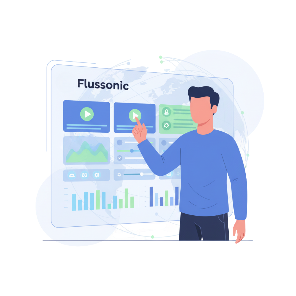 A user managing their managed Flussonic hosting service